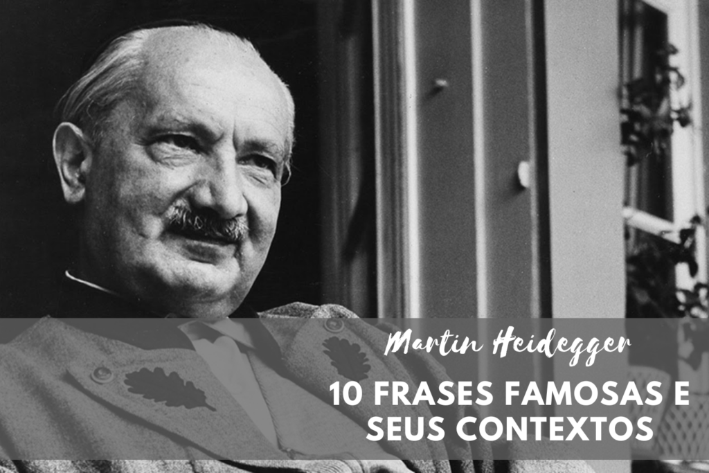 Imagem de Martin Heidegger com um leve sorriso no rosto.