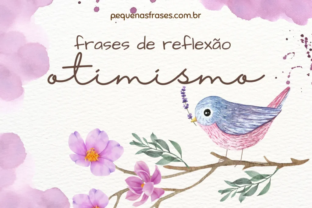 20 melhores frases de reflexão otimismo para você conferir já