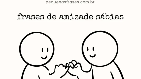 Top 20 frases de amizade sábias